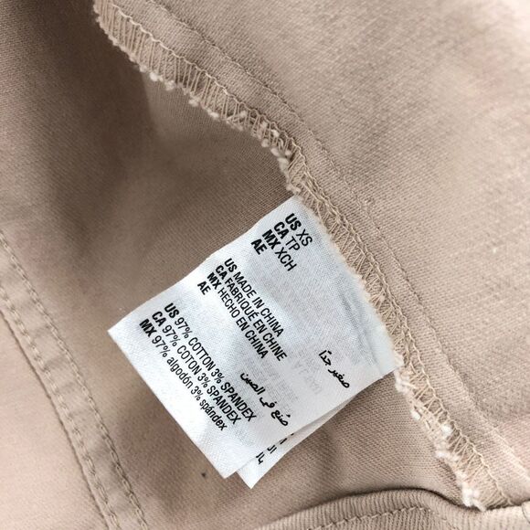 Bar III Ruched-Sleeve Jacket Naturally Nude XS‎ - Picture 6 of 8